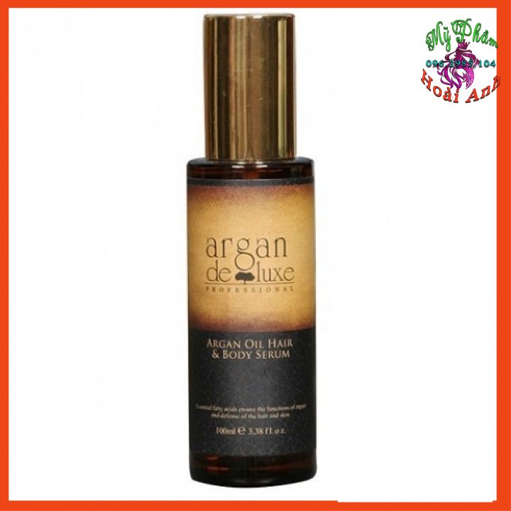 Tinh dầu dưỡng argan deluxe cho tóc khô hư tổn argan oil hair and body serum 100ml canada