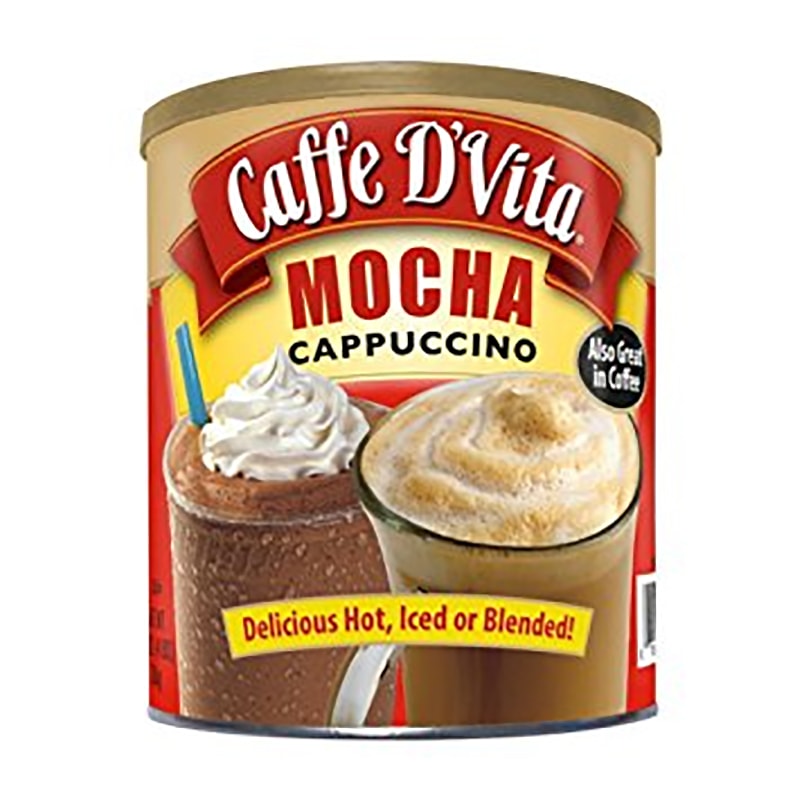 Date 05/26  Bột cà phê hòa tan Caffe D’Vita Mocha Cappuccino của Mỹ 1.8kg