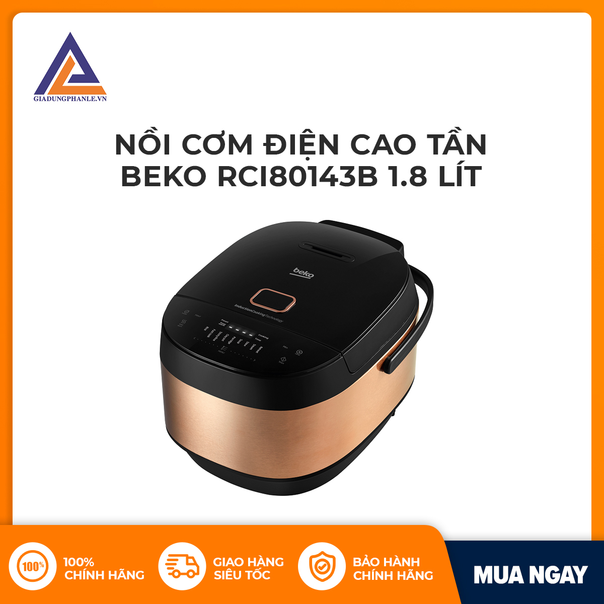 Nồi cơm điện cao tần beko rci80143b 1.8 lít