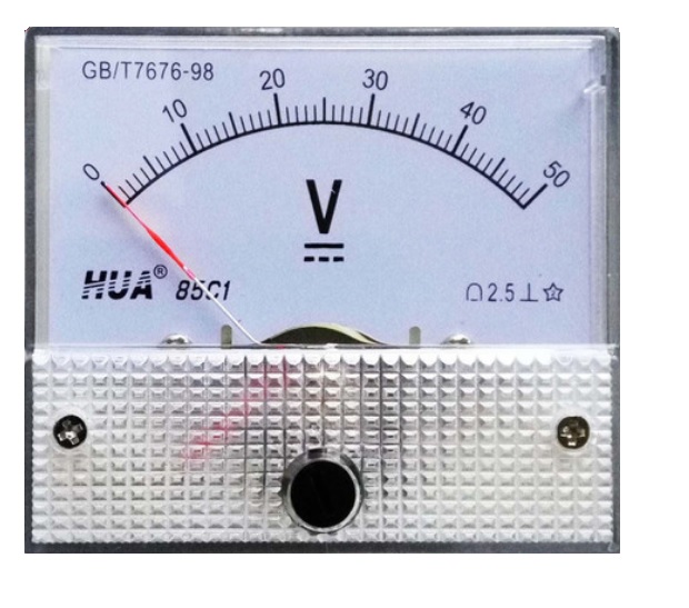 Đồng hồ đo điện áp 1 chiều dc /vôn kế dc