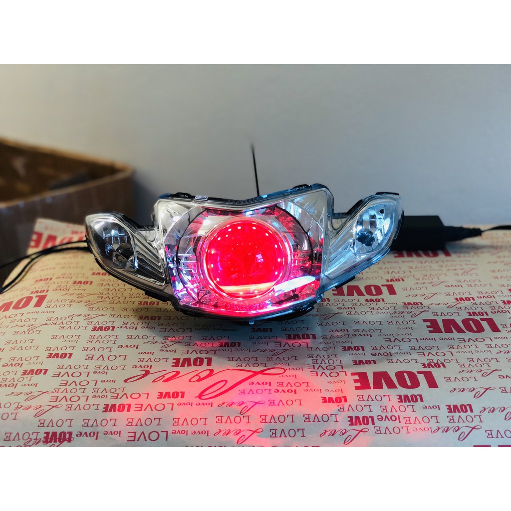 Bi cầu led sanvi v10s lắp sẵn full chóa sirius xăng cơ có đầy đủ dây nguồn xịn