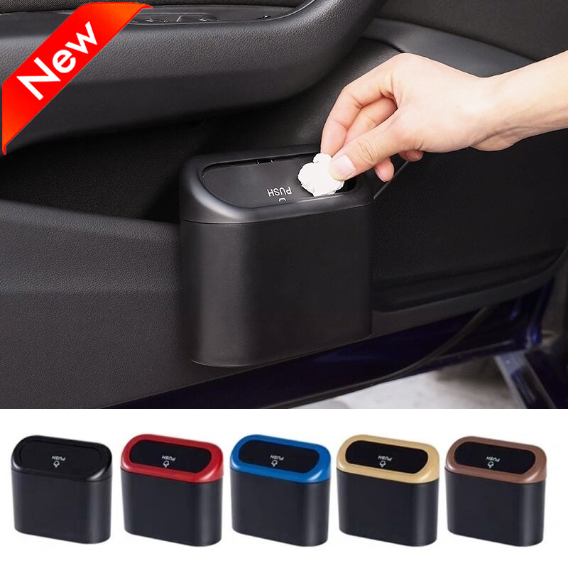 Thùng rác mini để trên ô tô – thùng rác treo trên xe – hộp đựng đồ chuyên dụng