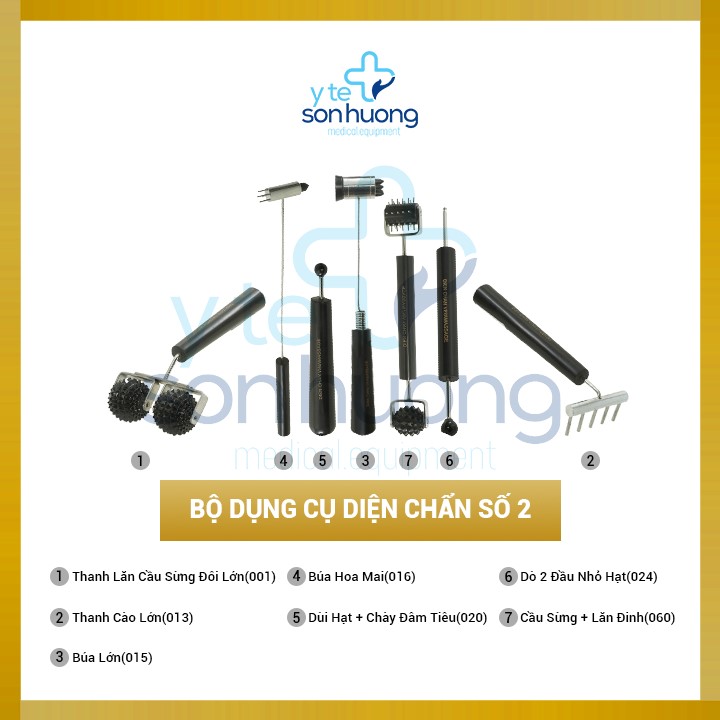 Dụng cụ diện chẩn - Bộ dụng cụ diện chẩn số 2 cơ bản dành cho người mới loại 1