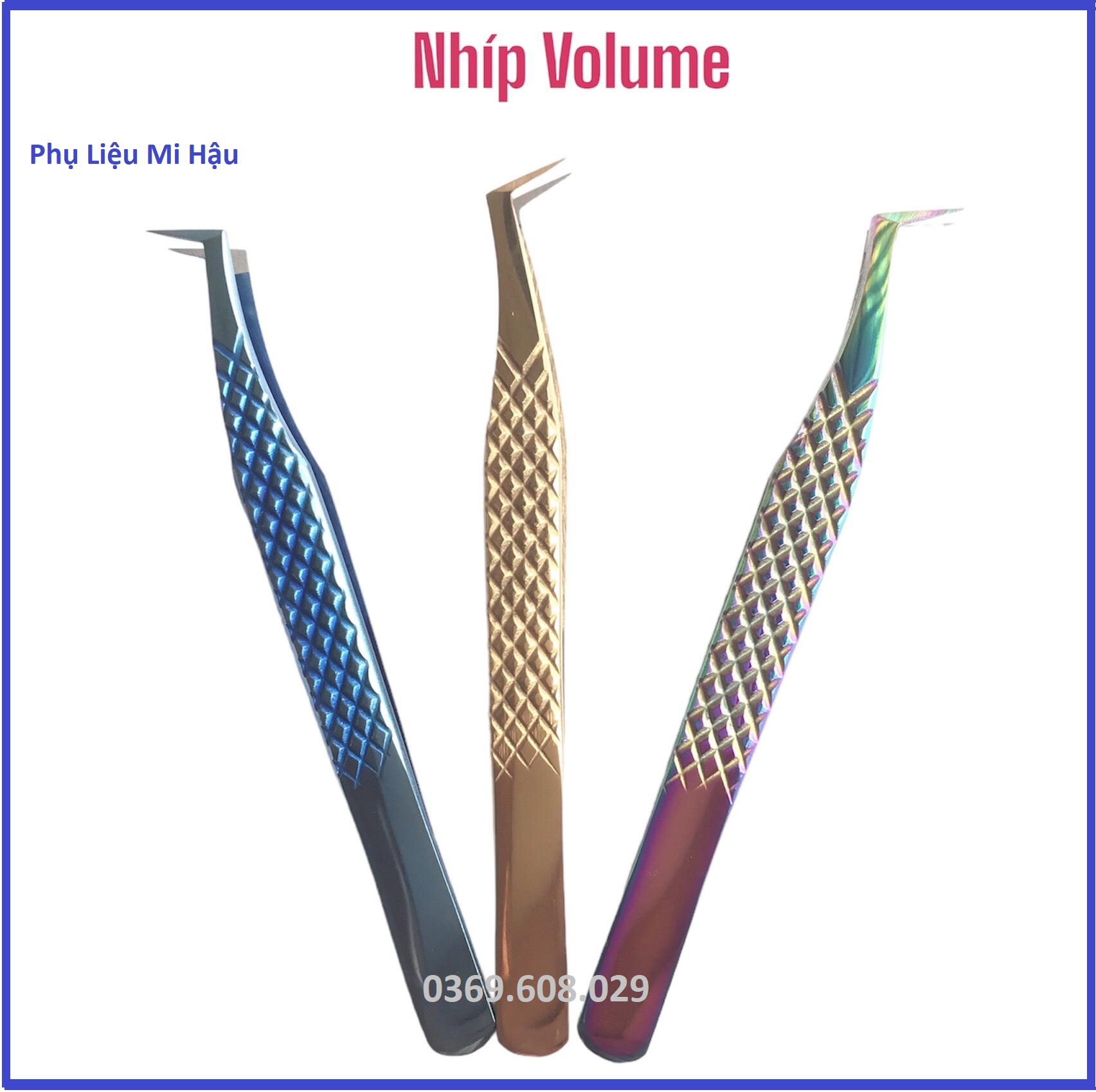 Nhíp volume pakistan phủ nhám nano,cây gắp mi cao cấp bao test 3-15d,nhíp tạo fan mũi 11ml,nhíp nối mi