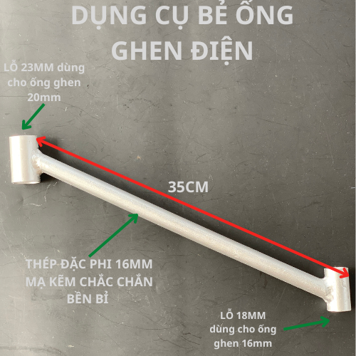 Dụng cụ uốn ống ghen điện. Dụng cụ bẻ ống ghen điện.