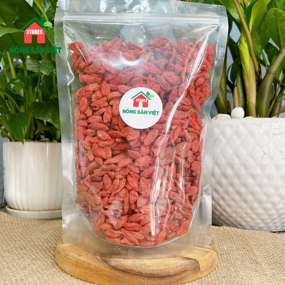  Kỷ Tử Ninh Hạ Size To Ngọt Khô 500gr Không Chất Tẩy Màu Loại Thượng Hạng 