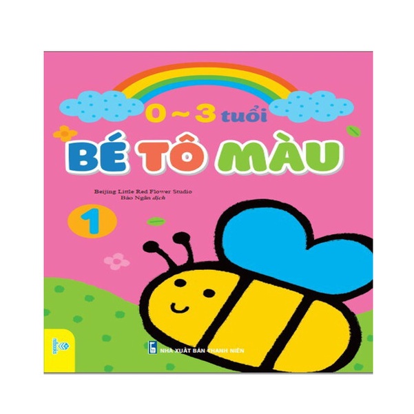 Sách - combo 8 cuốn: bé tô màu - ndbooks - nhà sách học liệu