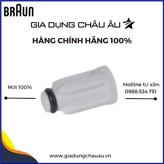 [HCM] [CHÍNH HÃNG] Linh kiện nhong hoa khế trắng máy xay cầm tay Braun - Khớp nối thanh dao xay máy xay cầm tay Braun - Nhông trắng của thanh dao xay inox Braun MQ5200 MQ5235 MQ5245 MQ3000 + MQ3035 MQ3045 MQ7035 MQ7045 ....