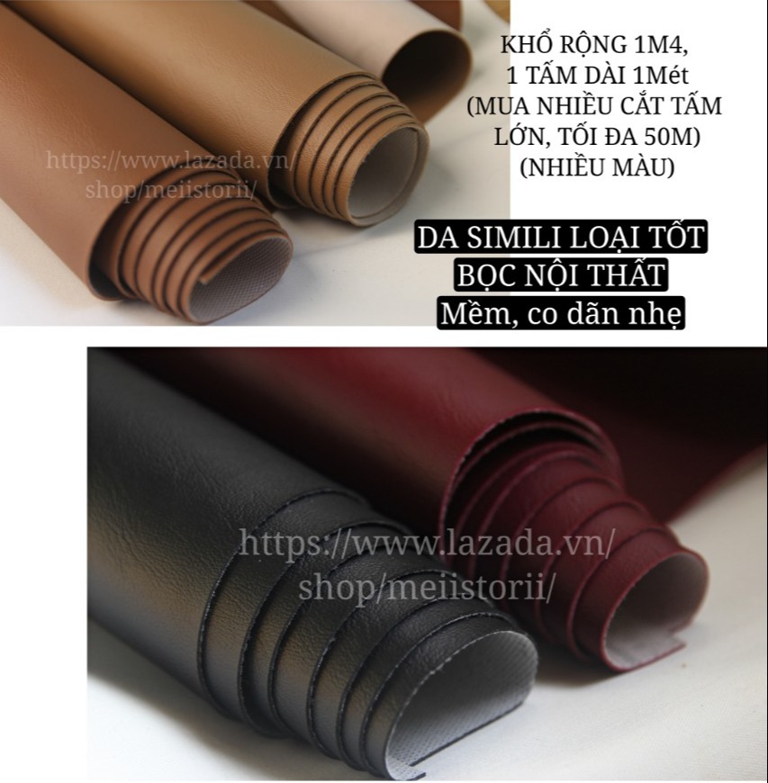 DA SIMILI CO DÃN  CHỐNG THẤM LOẠI TỐT BỌC NỘI THẤT (CHẤT DÀY)