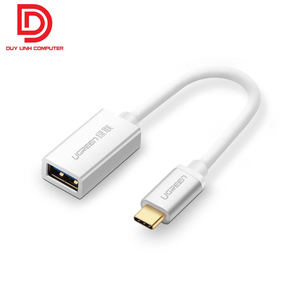 Cáp otg usb type c sang usb 3.0 chuẩn a cổng âm ugreen 30645