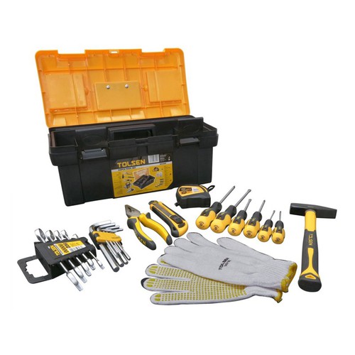 Thùng bộ dụng cụ 26 món tolsen 85360