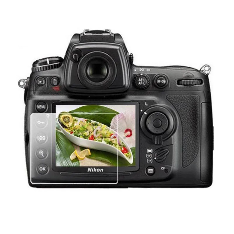 Tempered Glass Protector Guard bìa cho Nikon D7000 D700 D300 D90 DSLR Máy ảnh LCD Màn hình hiển thị bảo vệ phim bảo vệ