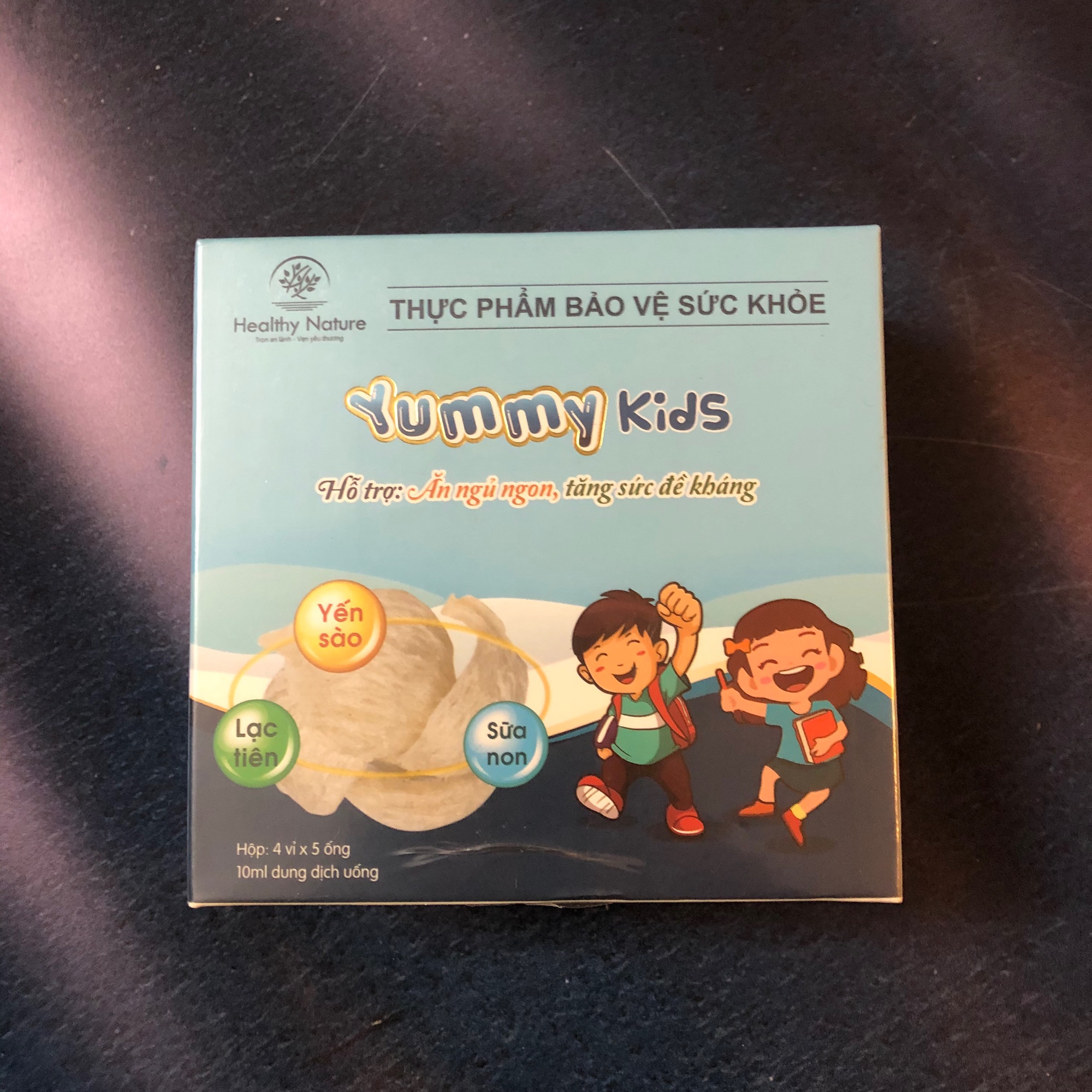 Siro yến sào lạc tiên sữa non Yummy Kids