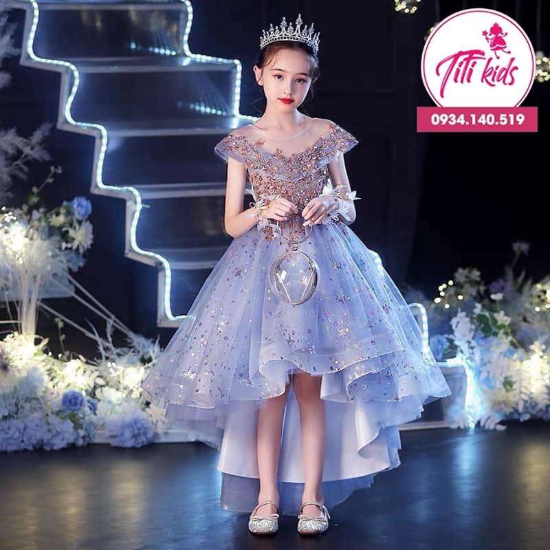 Đầm bé gái titikids đầm công chúa cinderella cc193