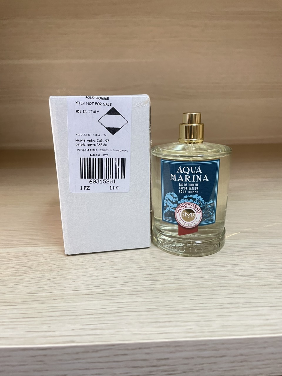 Nước hoa nam : tester monotheme aqva marina pour homme edt 100ml