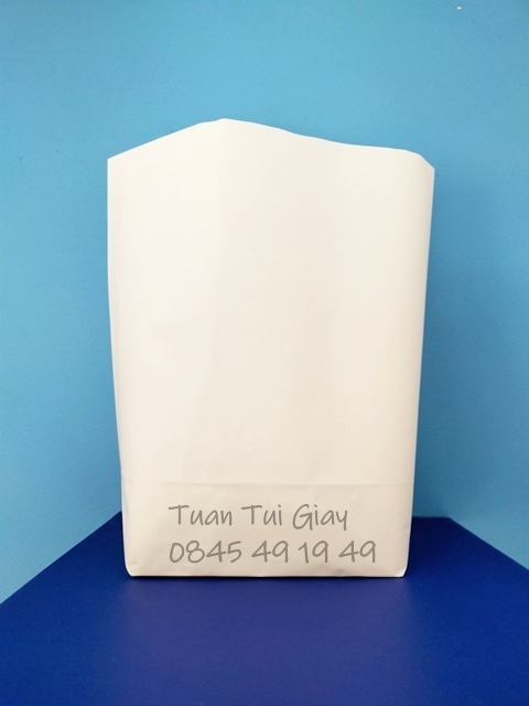 100c túi giấy trắng sz 12x12