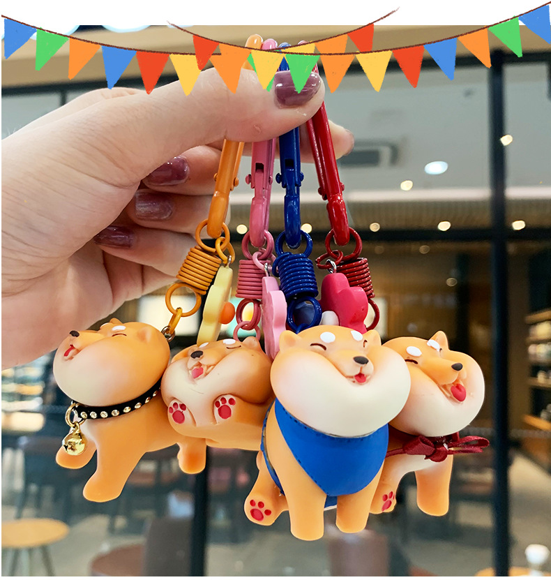 [ KÈM QUÀ TẶNG ] Móc khóa chó shiba nhật bản , móc balo , oto , xe máy, siêu dễ thương , anime , hàn quốc ,  jaymistore, chắc chắn, màu sắc sặc sỡ hàng loại 1