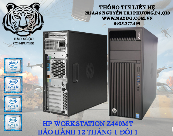 Máy Bộ HP Workstation Z440MT. . (E5-2698V3/64G/256GB/RTX3060)