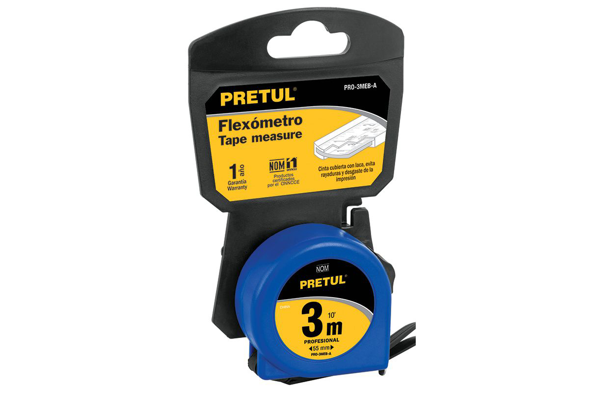 Thước cuộn thép 3m màu xanh pro-3meb-a pretul - 21609