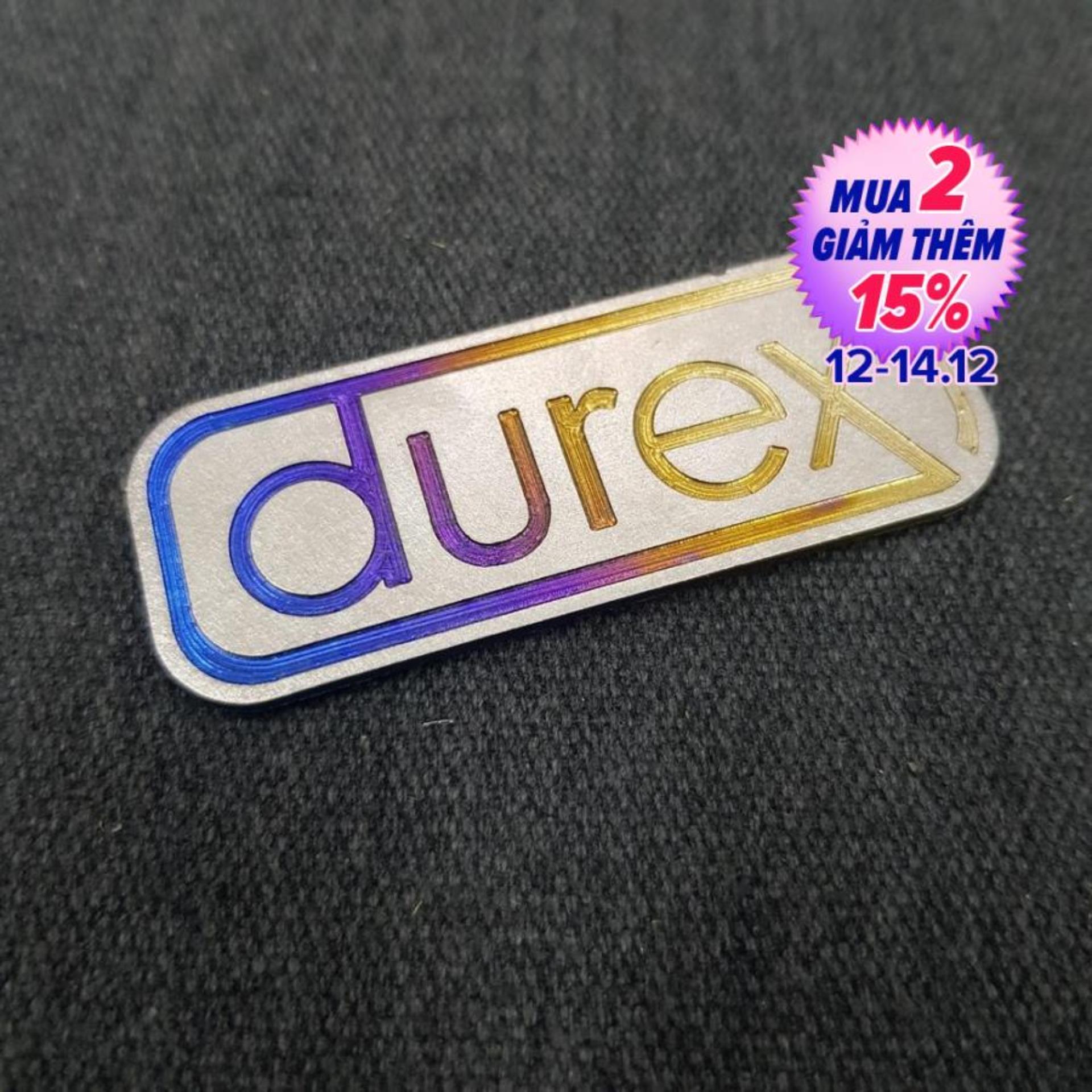 Tem titan chữ durex siêu độc hàng siêu đẹp