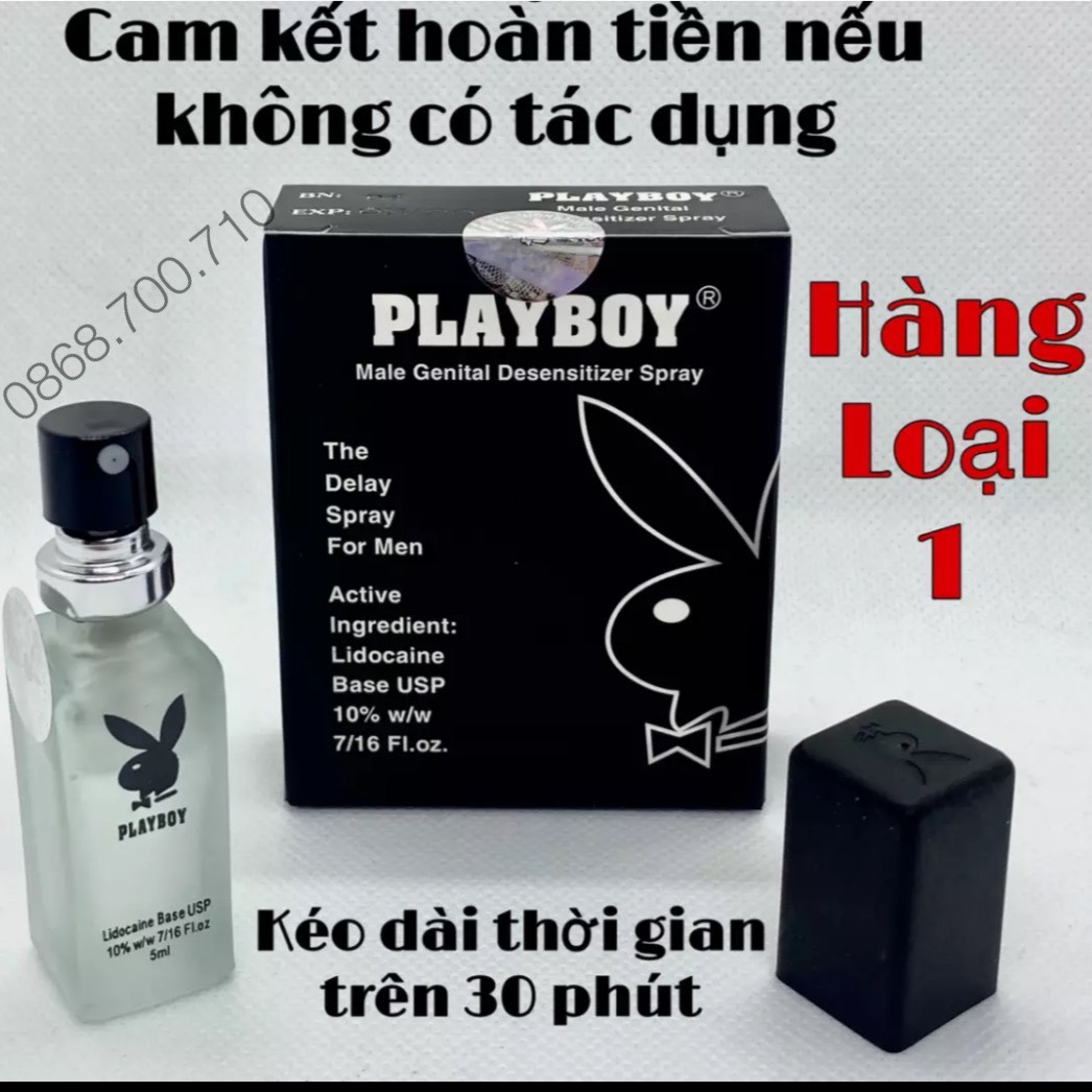Chai xịt kéo dài thời gian PLAYBOY 5ml