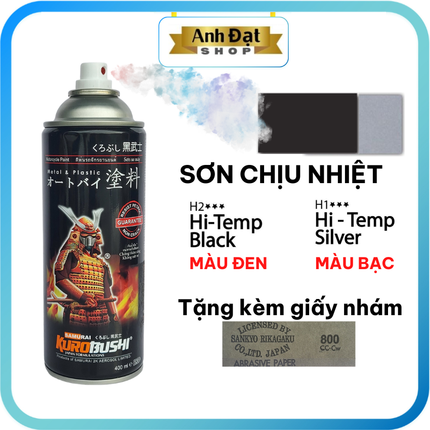 [SƠN SAMURAI] Chịu nhiệt, có khả năng chịu nhiệt đến 600 độ C, chống nứt nẻ 300ml - Anh Đạt Shop, H1***, H2***, Anh_Dat_Shop