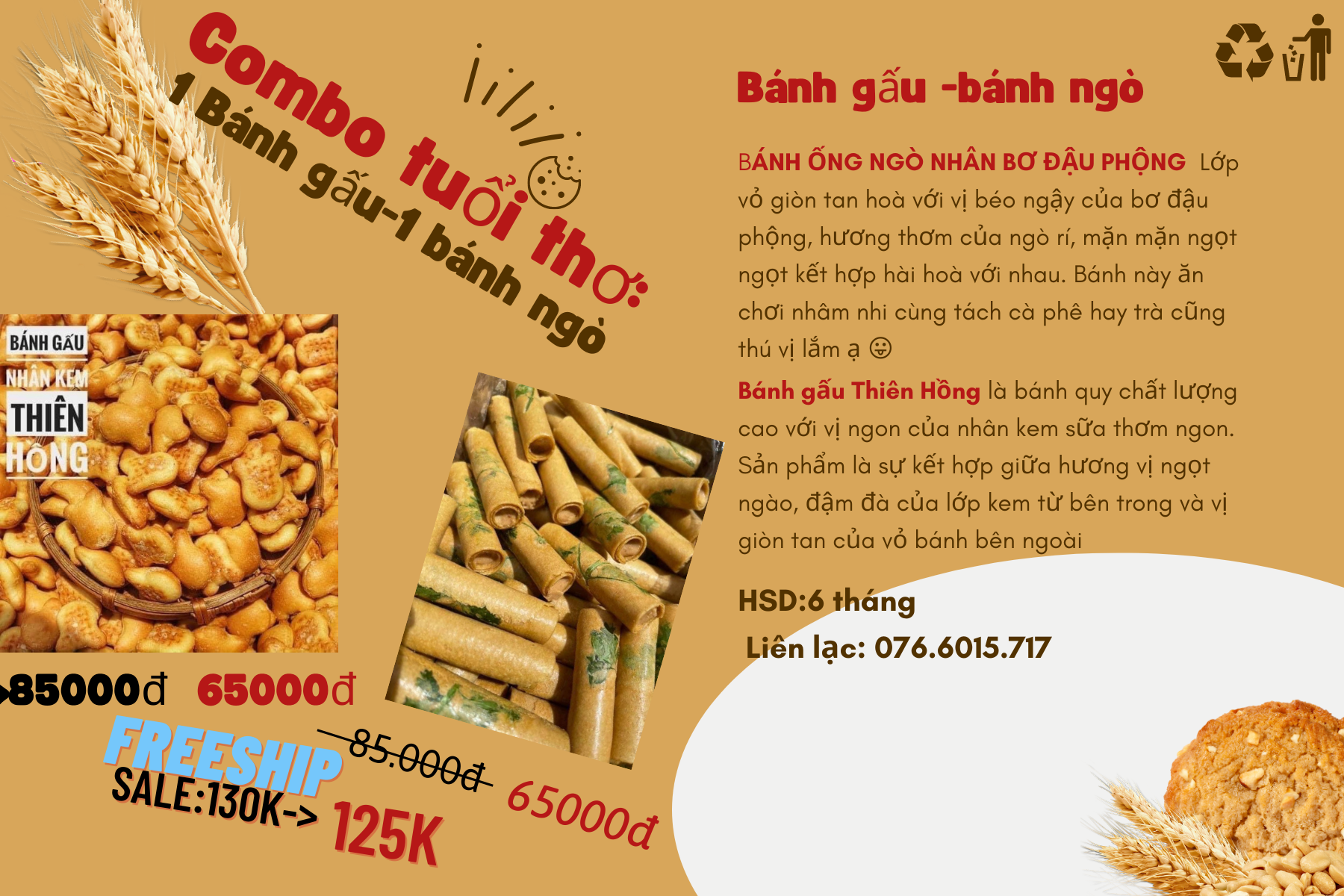 Combo tuổi thơ:1 bánh gấu - 1 bánh ngò -Ngon bổ rẻ -Hợp với túi tiền
