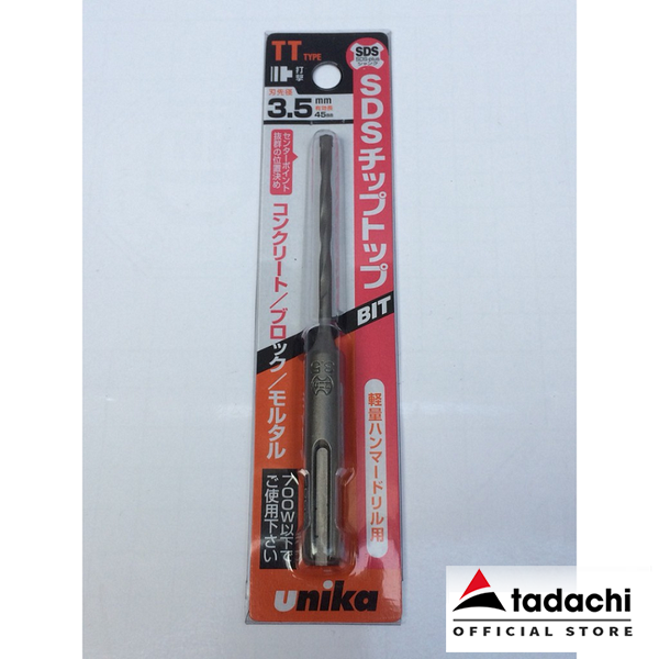 Mũi khoan bê tông 3.5x160mm chuôi gài sds plus unika tt3.5x160