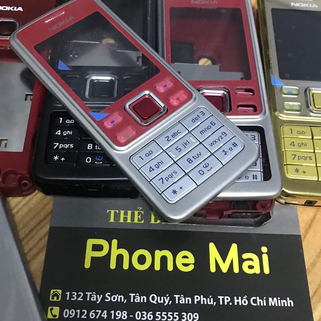 Vỏ sườn Nokia 6300 + tặng phím zin đẹp