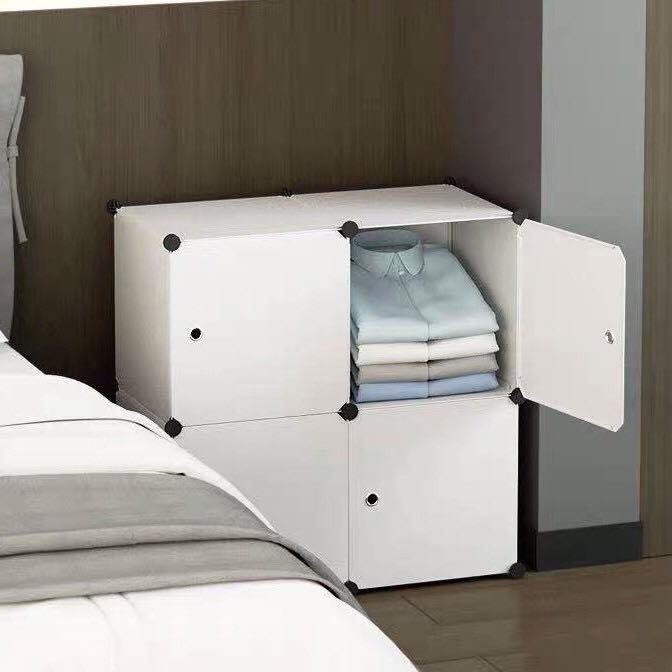 Tủ nhựa ghép-Tủ đựng đồ 4 ô