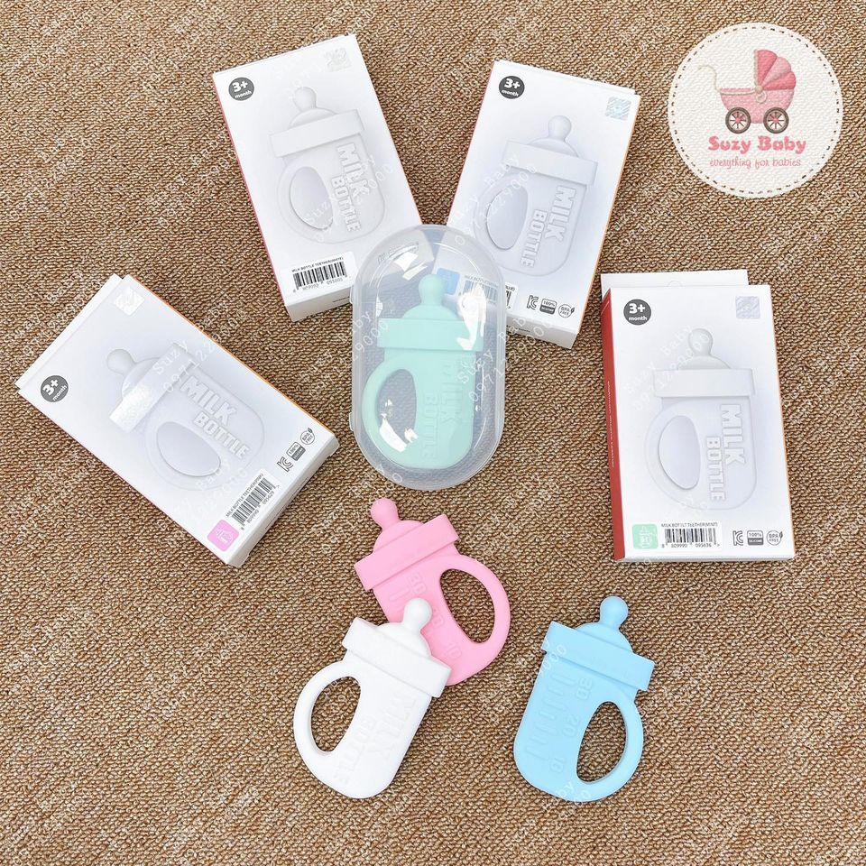 Gặm nướu hình bính sữa milk bottle