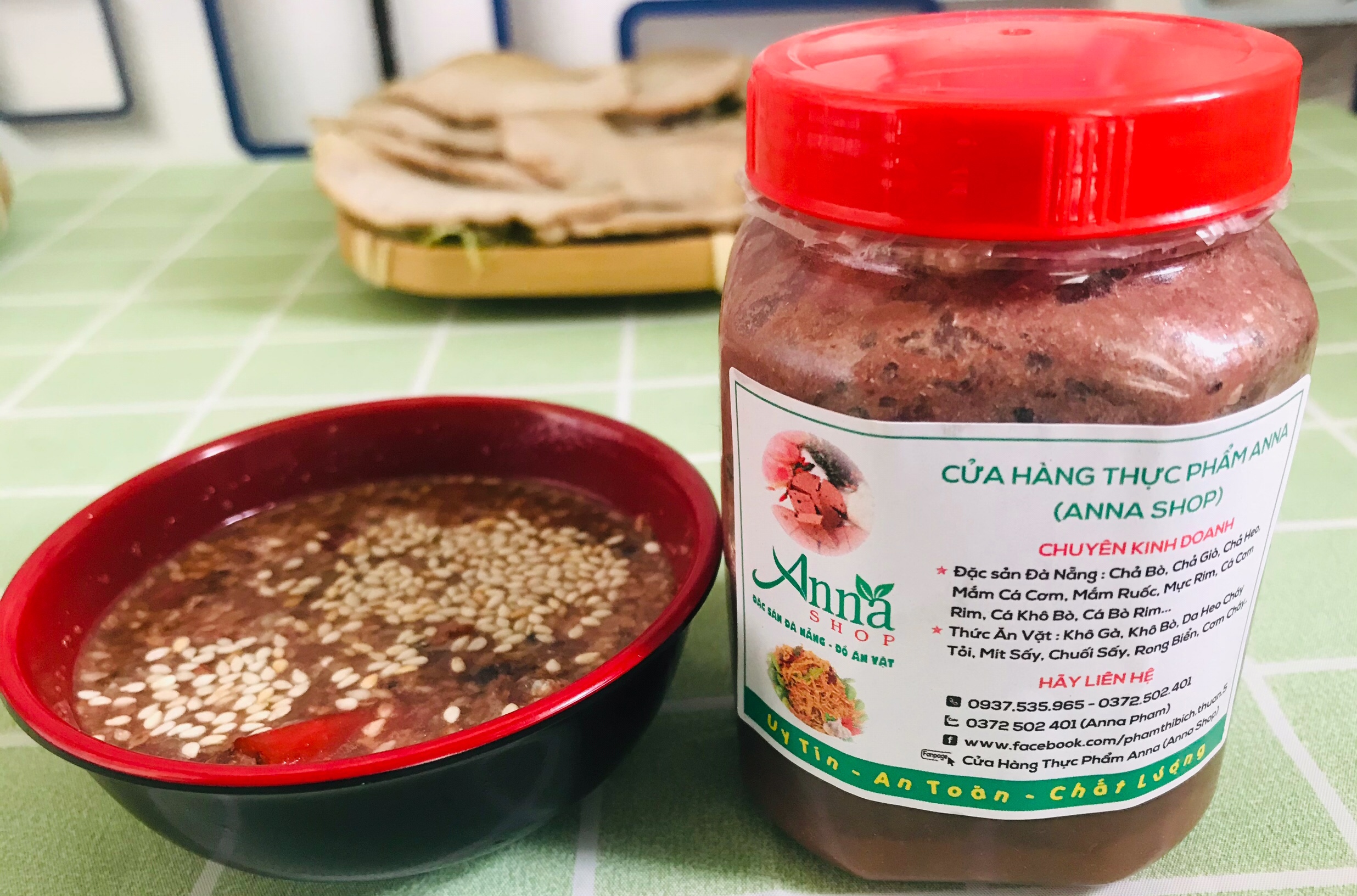 MẮM CÁ CƠM hủ 500gr Thực phẩm Anna -Đặc Sản Đà Nẵng ,đậm đà ,thơm,ngon