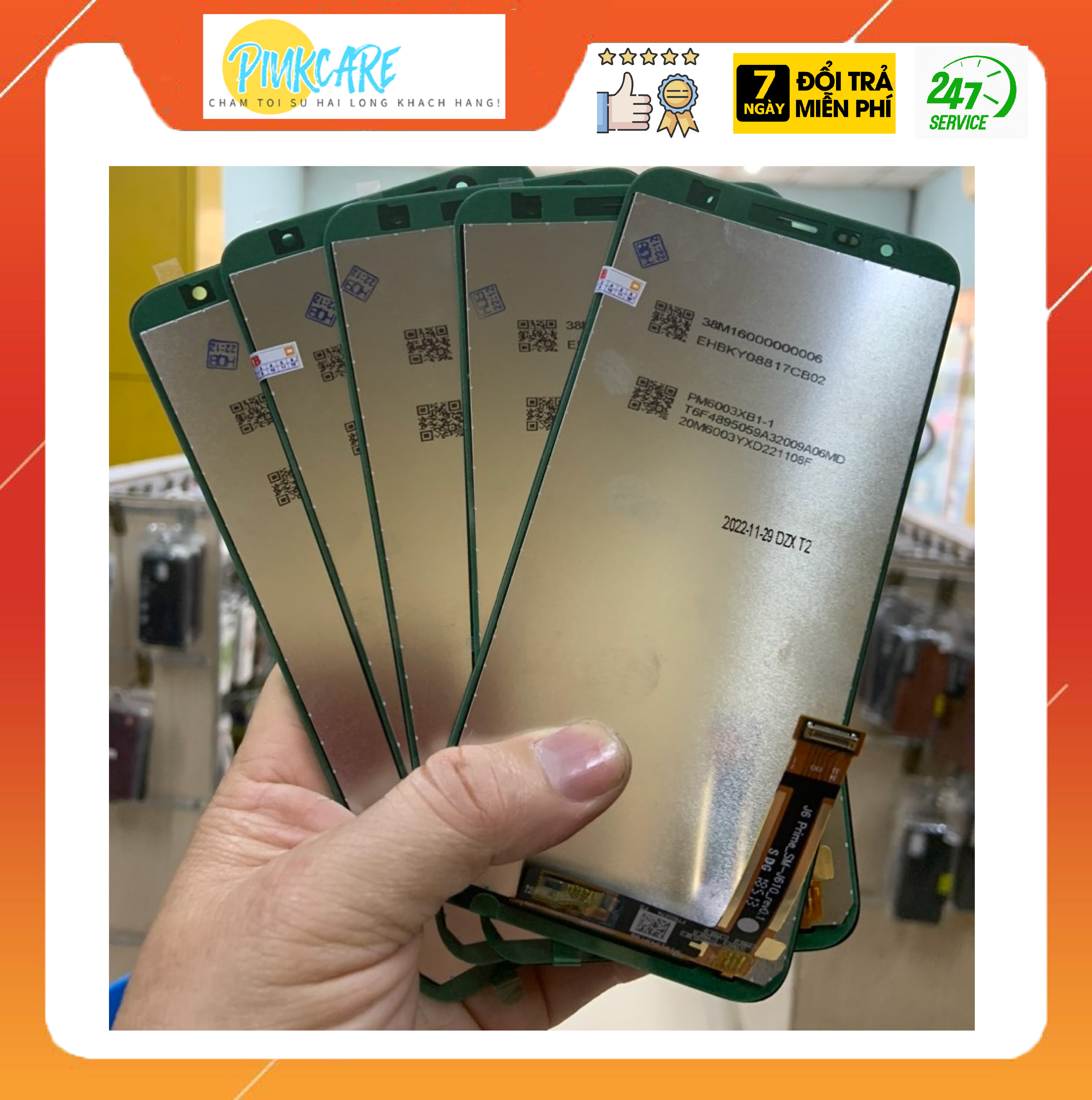 Màn hình zin new samsung j610/j6 plus/j4 plus