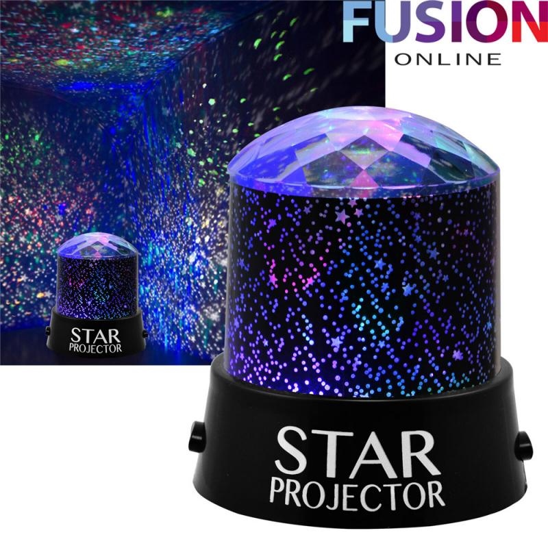 LED Star Projector Starry Sky Night Light Planet Magic Projector Earth Universe LED Lamp Colorful Rotate Flashing Star Kids Baby