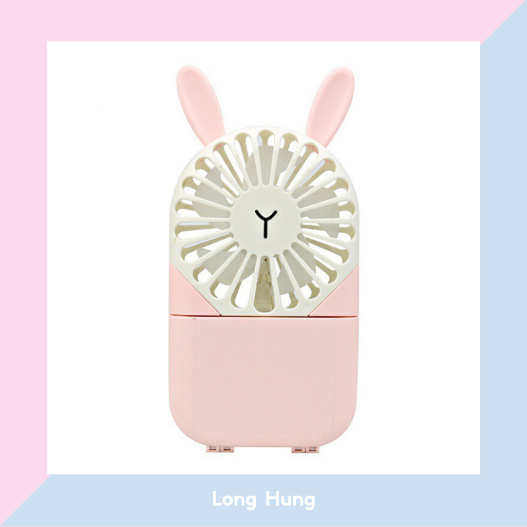Quạt tích điện X19, Quạt cầm tay mini kèm sạc 3 chế độ , quạt sạc tích điện USB, quạt mini 2in1, quạt kèm gương