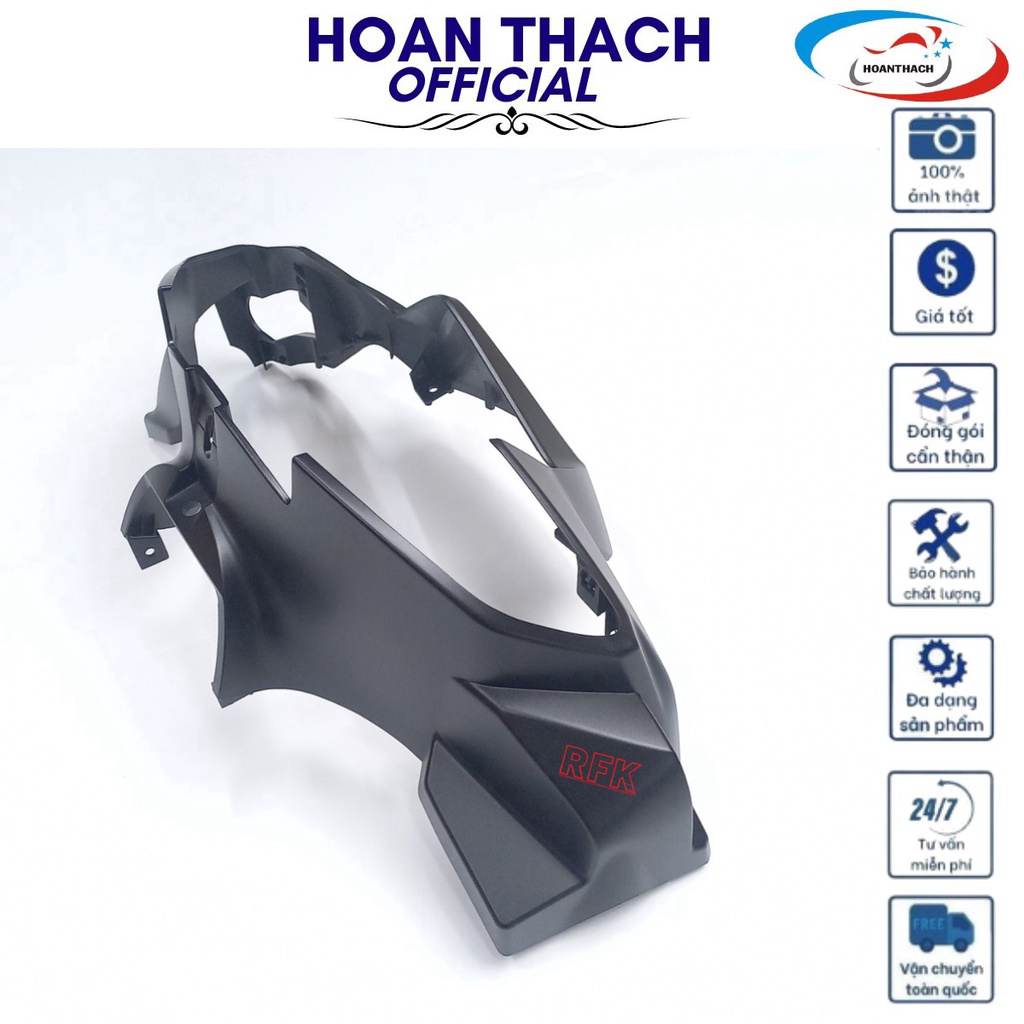 Ốp đầu trước đen nhám đĩa wave blade 110 honda, 53205k57a00ze hoàn thạch