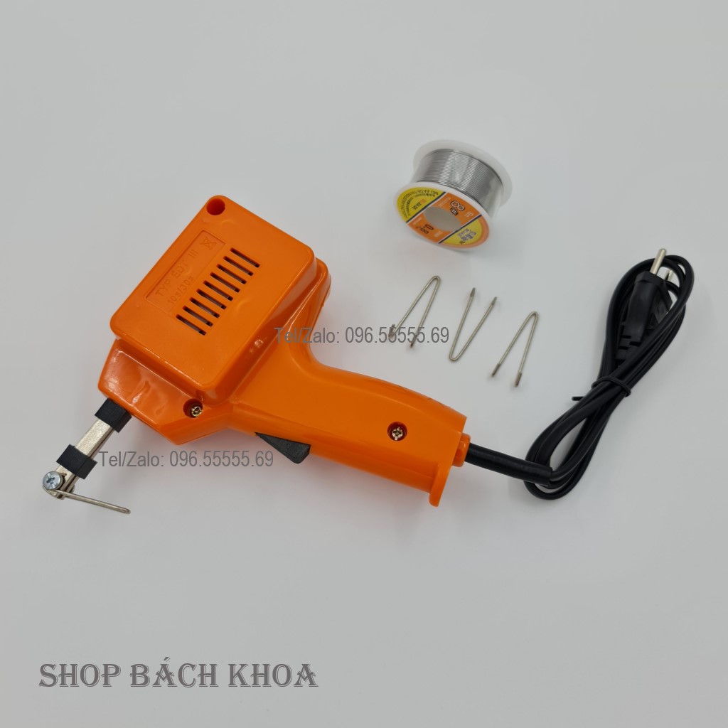 [Tặng thiếc hàn] Mỏ hàn xung BK 220V 100W - Mũi hàn mạ hợp kim - Công nghệ Tiệp - Shop Bách Khoa