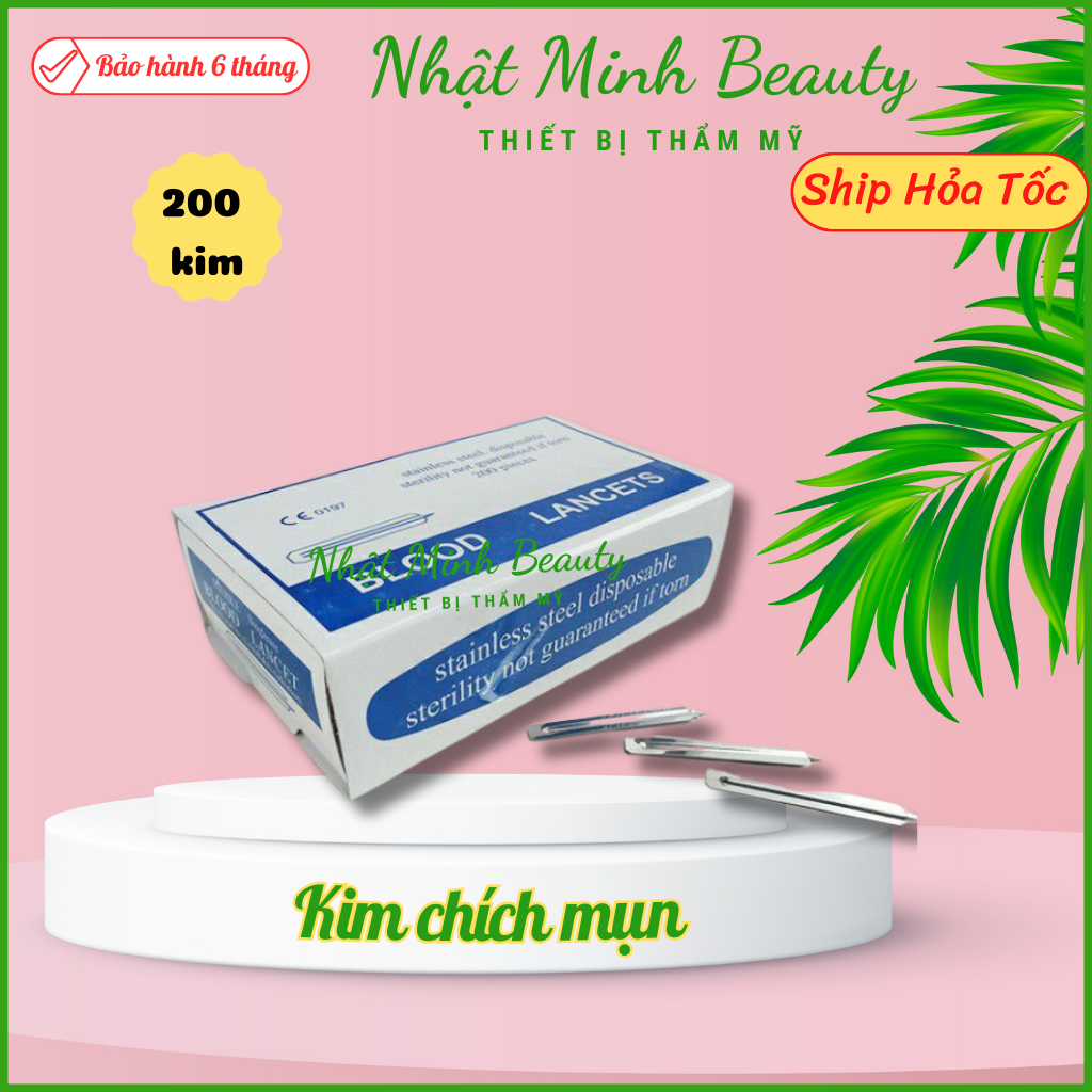 Kim nặn mụn chích máu Blood Lancets 200 chiếc