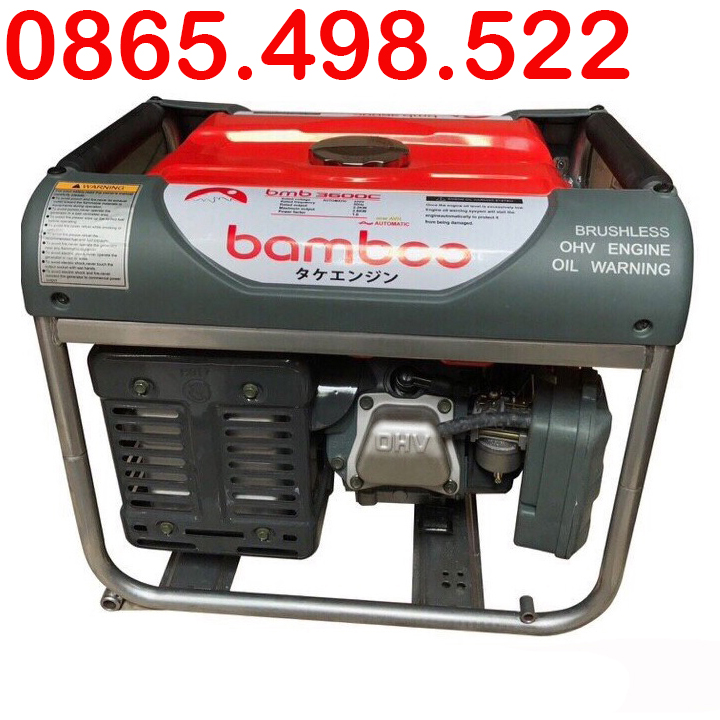 Máy phát điện chạy xăng 2.5kw bamboo 3600c