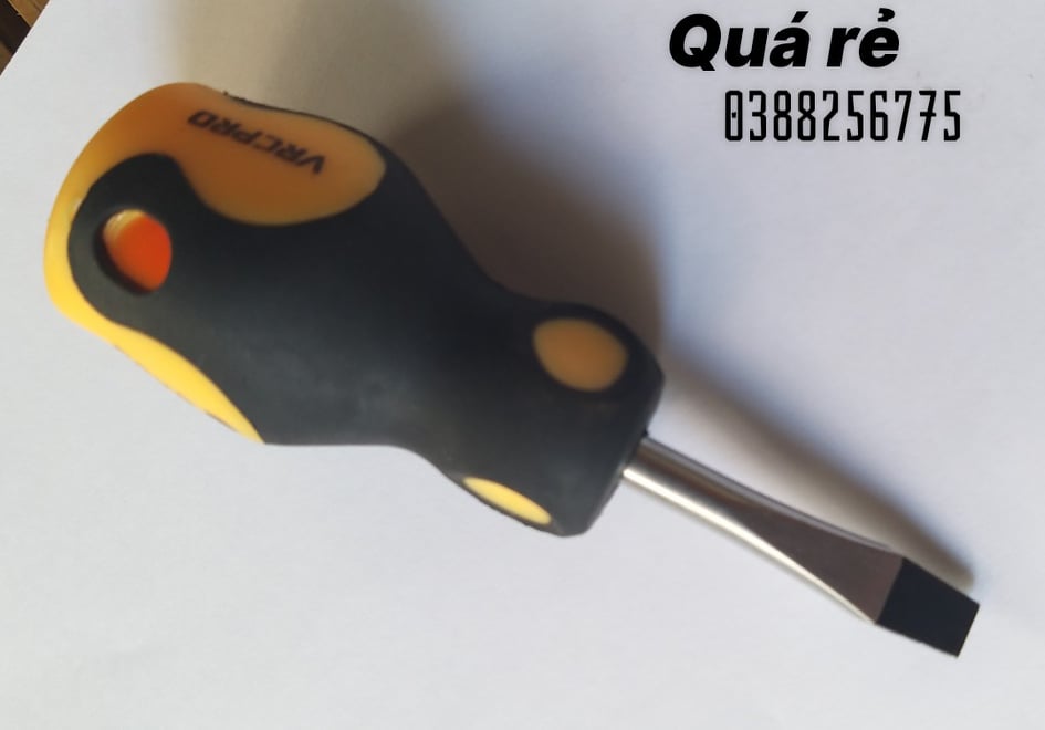 Tua vít đầu dẹt lùn cao cấp giá sỉ kích thước 6 x30mm