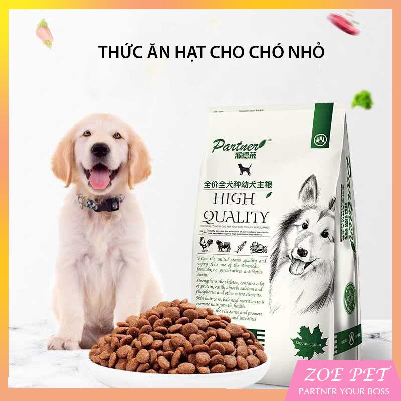 Thức ăn hạt cho chó hữu cơ bổ sung chất dinh dưỡng tăng cường sức khỏe, tránh sỏi thận và tốt cho tiêu hóa
