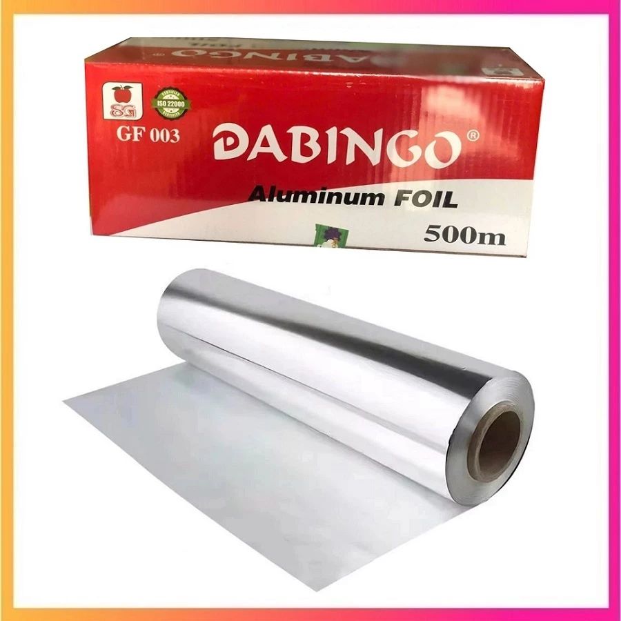 Giấy bạc nhôm nướng thực phẩm DABINGO GF003 / Màng bọc bạc nướng 30cmx500m GF 003