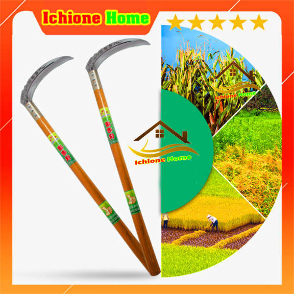 Liềm cắt cỏ cán dài, liềm gặt lúa, gặt lúa mỳ, cắt cỏ, hái trái cây