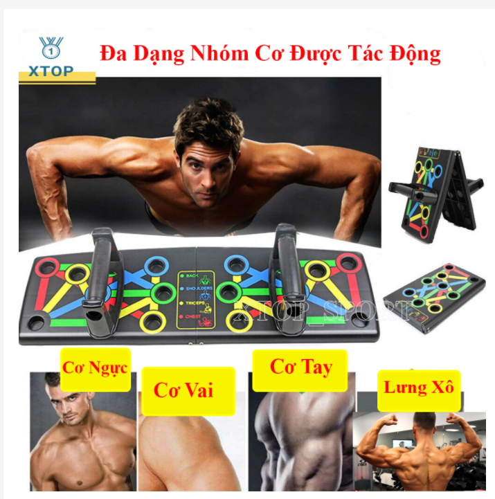 [GIÁ RẺ] Chống Đẩy Đa Năng,Bộ Tập Hít Đất Tập Gym Tại Nhà Tăng Cơ Ngực Tay Vai Lưng, Bàn Tập Hít Đất Đa Năng-Bộ Dụng Cụ Chống Đẩy Đa Năng Parallettes Tập Gọn Nhẹ Mang Đi Luyện Tập Mọi Nơi Mọi Lúc