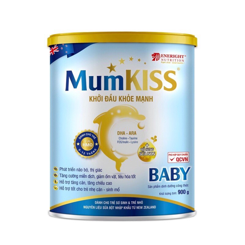 Sữa bột mumkiss baby 900g
