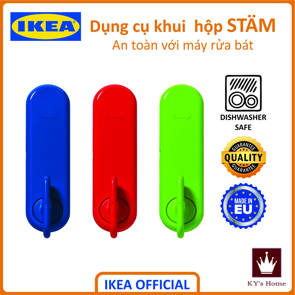 Dụng cụ khui nắp hộp đỏ xanh lá xanh dương Ikea ST M Thụy Điển Chính Hãng