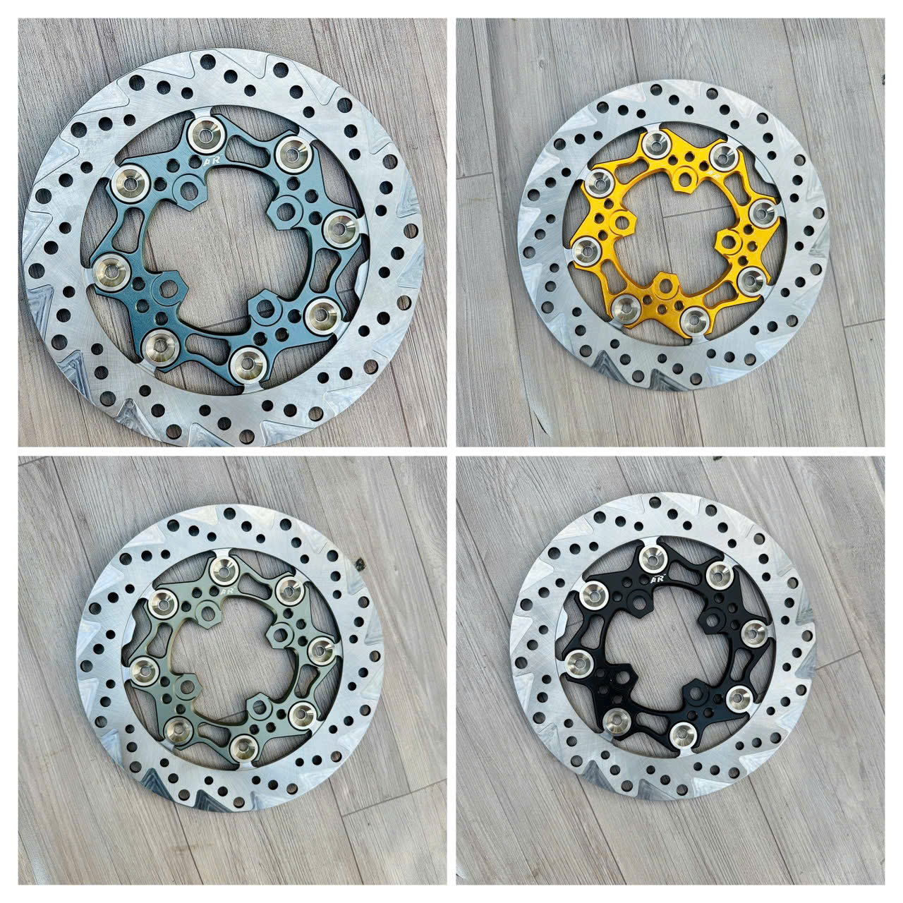  Đĩa thắng ATR lòng nhôm K2 220mm chính hãng lắp đặt nhiều dòng xe 