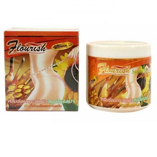 Kem tan mỡ gừng ớt flourish 500g thái lan