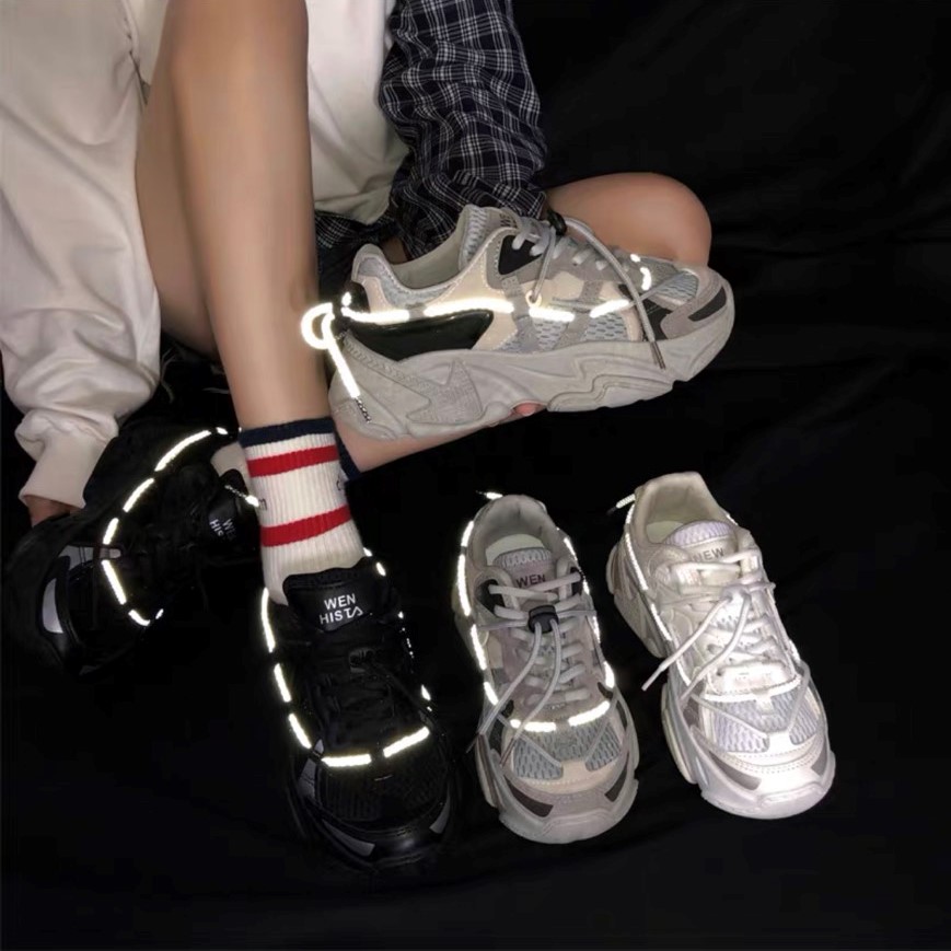 (3 màu)Giầy Nữ Thể Thao Seaker Phản Quang Thời Trang BANEN (shophanhan)