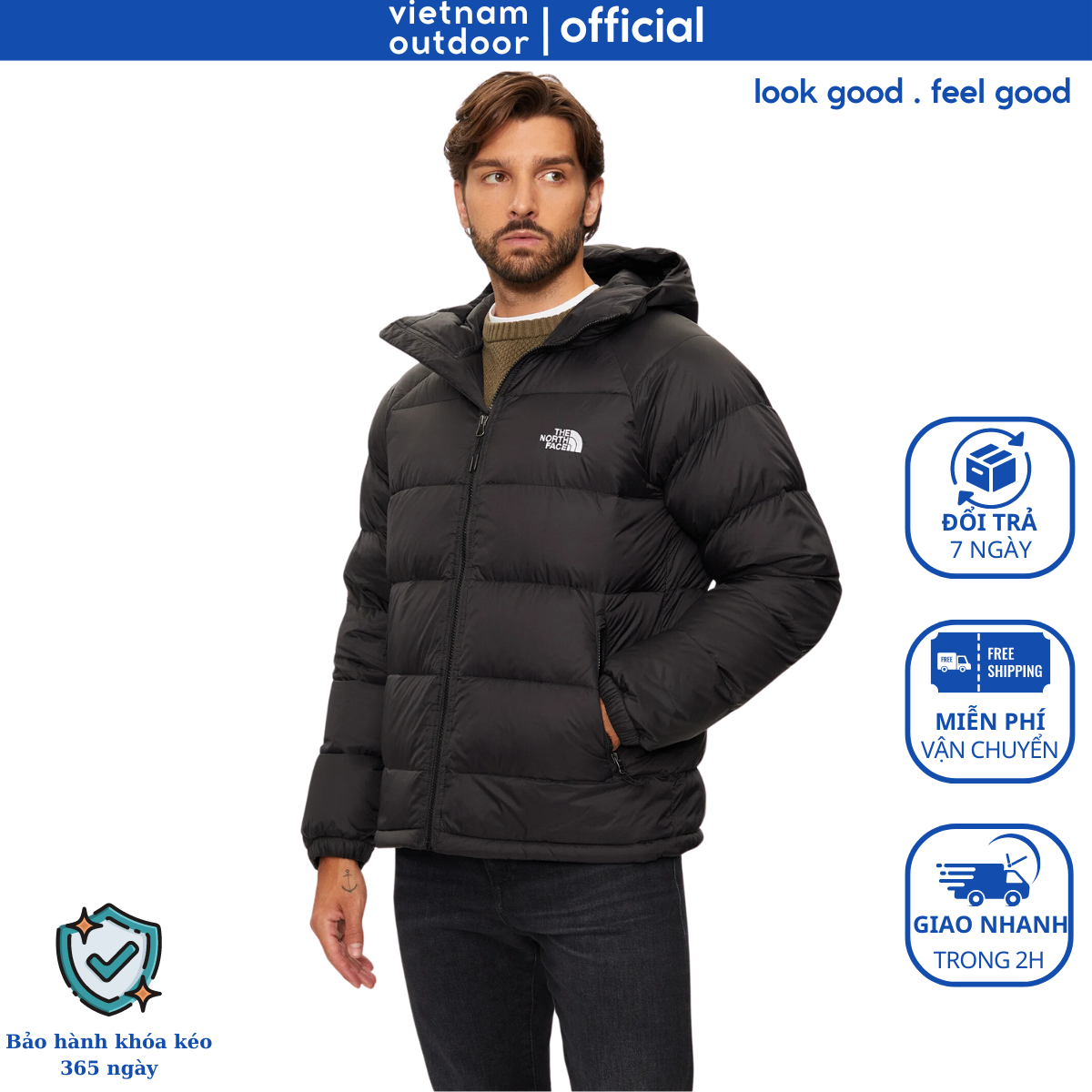 Áo Khoác Phao Nam THE NORTH FACE SYNTHETIC INSULATED JACKET Giữ Ấm Mùa Đông Chống Thấm Nước